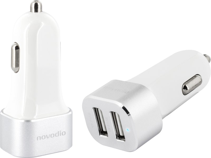Chargeur voiture iPhone USB 2 X 2,4A
