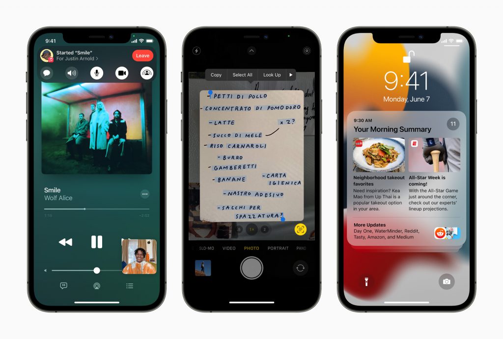 iOS 15 présenté par Apple lors de la WWDC 2021