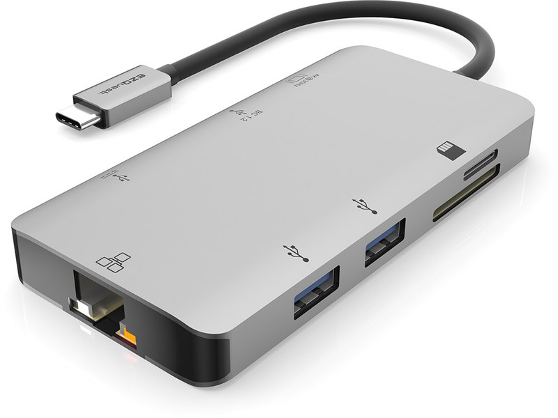 EZQuest dock USB-C Multimedia 8 ports - X40030