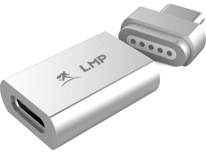 LMP Adaptateur magnétique de charge USB-C argent