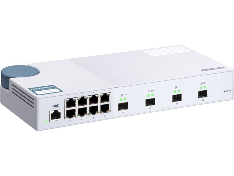 Switch Réseau Gigabit QNAP QSW-M408S avec 12 ports